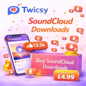 Buy Soundcloud downloads with Twicsy