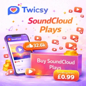 Buy Soundcloud plays with twicsy