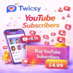 Buy Youtube Subscribers with twicsy