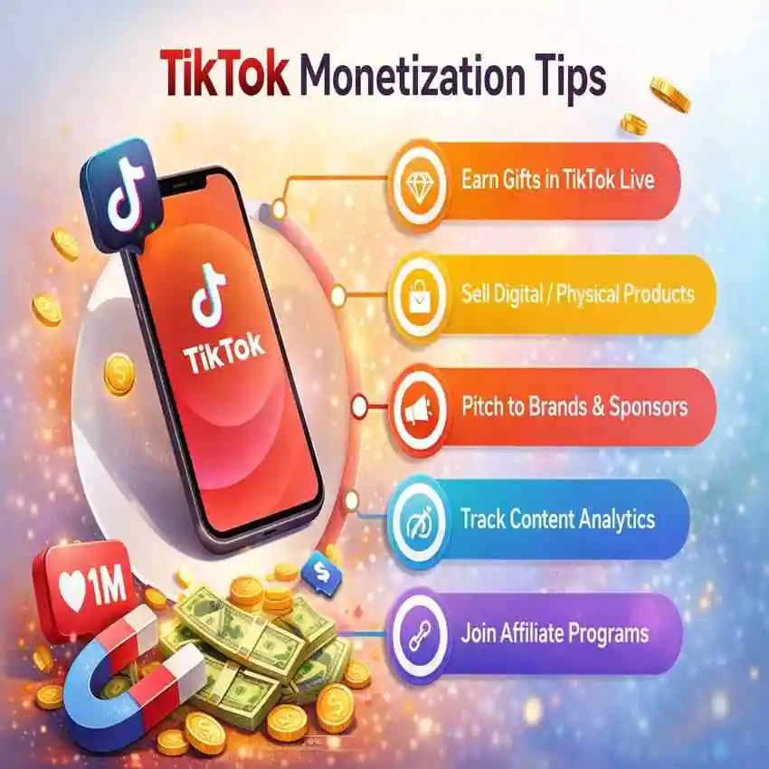 tiktok monetization tips